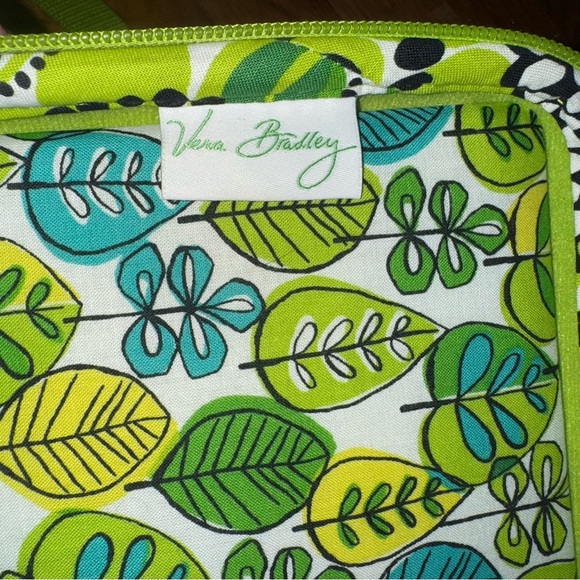 Vera Bradley Retired "Limes Up" Mini Laptop/iPad Hard Case Used Nice Condition - Picture 13 of 16